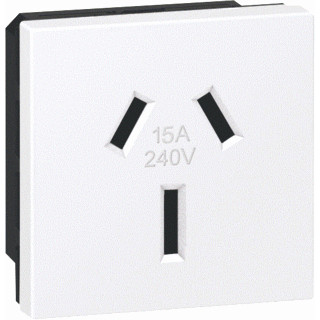 Legrand Arteor wandcontactdoos 12 15a moduledrager 10a 240V KV wit ip40