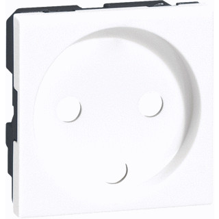 Legrand Mosaic wandcontactdoos moduledrager 1V KV wit