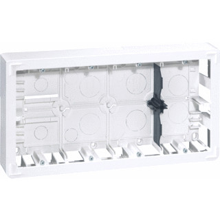 Legrand Opbouwbehuizing mosaic diep 50MM hor./vert. voor 2x10modules