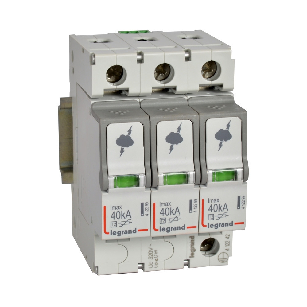 Legrand Overspanningsbeveiliger T2-3P-40ka 1.7KV-uc 320V