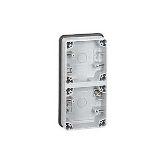Legrand Schakelmateriaal Plexo66 Opbouwdoos 2 mechanismen verticaal