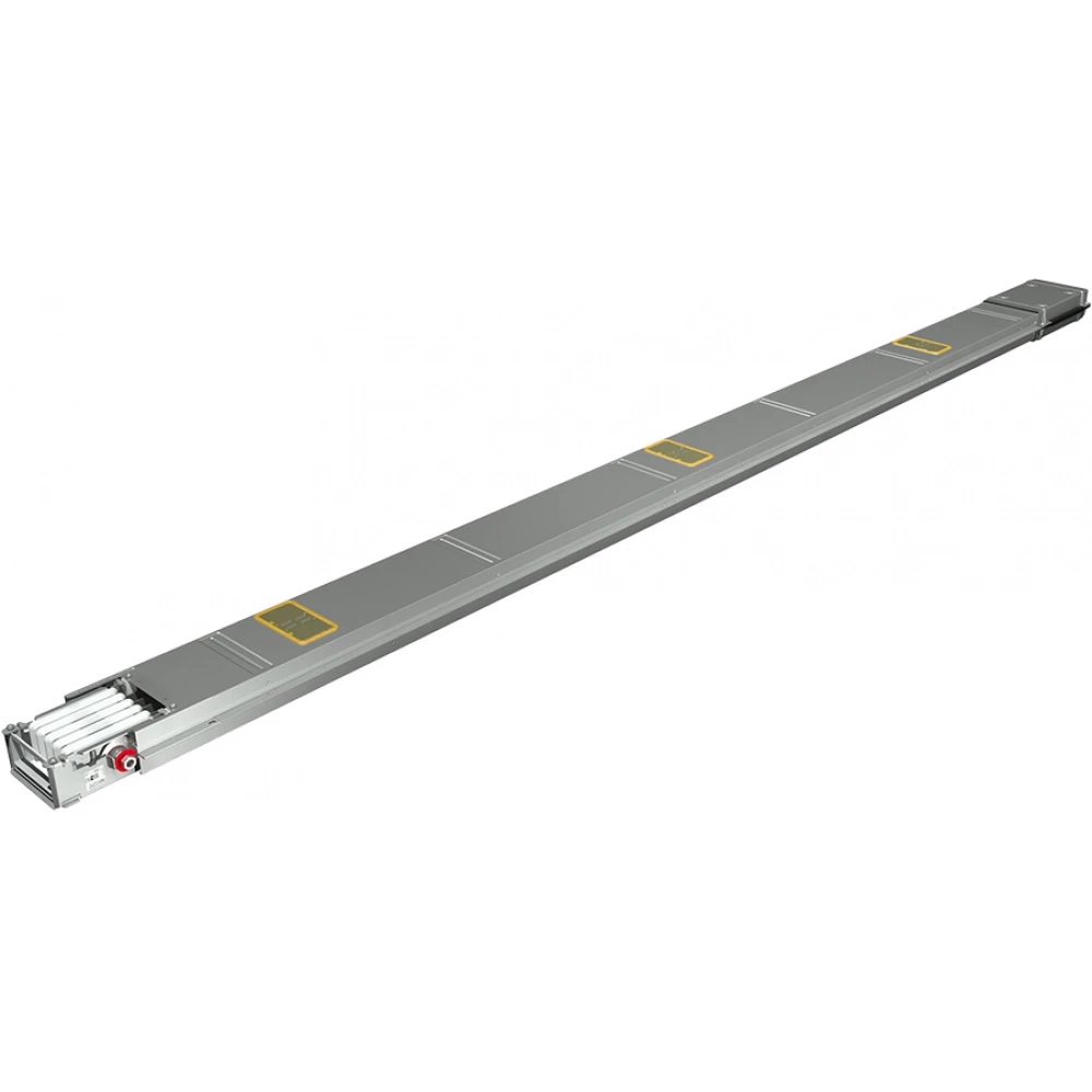 Legrand Railkoker XCM 160a -alu. 4 geleiders - recht element 3MTR - aftakopeningen 3+3