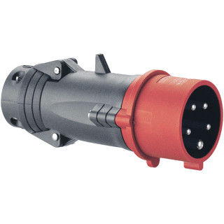 Legrand Rechte stekker 400V 16a 3p+n+a hypra ip44-kunststof