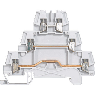Legrand Rijgklem 3etages viking3 2.5MM2 grijs schroefverbinding