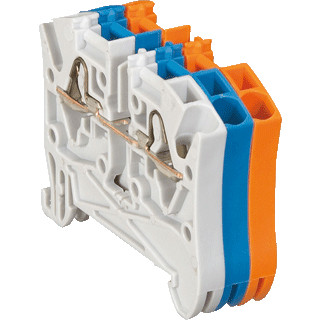 Legrand Viking3 verbindingsrijgklem 0,5-6MM² eendr. 0,5-4MM² meerdr. oranje