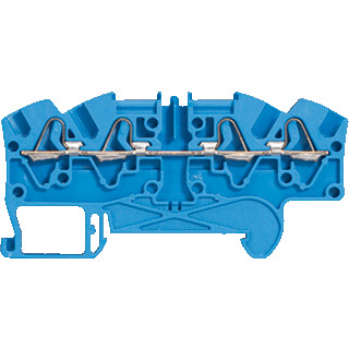 Legrand Viking3 verbindingsrijgklem 0,5-6MM² eendr. 0,5-4MM² meerdr. blauw