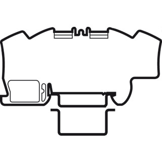 Legrand Viking3 verbindingsrijgklem 0,5-6MM² eendr. 0,5-4MM² meerdr. blauw