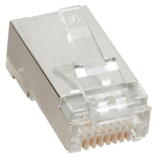 Legrand RJ45 plug cat6 FTP breedte 11.70MM vergulde contacten 1,2?M poe++