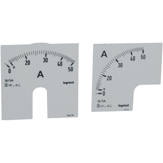 Legrand Schaalverdeling lexic voor ampèremeter 0-50a ref.NR.014601