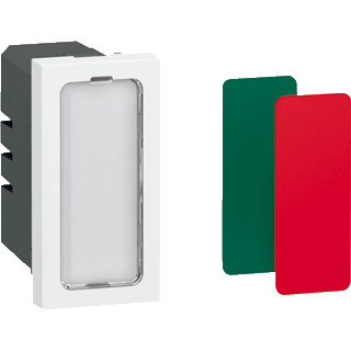 Legrand Mosaic schakelaar signaallamp mosaic 1-voudig 230V led 78501