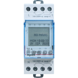 Legrand SCHAKKL WEEKPROG 2KAN BLE RGU