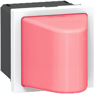 Legrand Signaallamp driehoekige lens mosaic 12-24V 2mod.rood