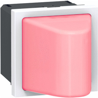 Legrand Signaallamp driehoekige lens mosaic 230V 2mod.rood