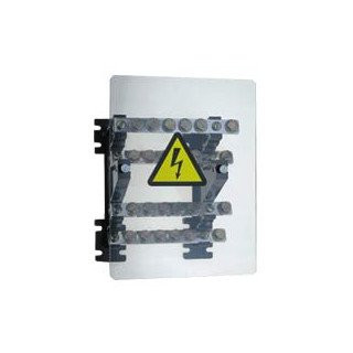 Legrand Stroomverdeling Stroomverdeler Lexic 4P 160a voor kabelsch.+4stuks rails 18x4mm M6/M8