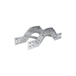 Legrand Kabelladder Instelbaar Stijg/vervalstuk RVS316L B200 H125 +bevestigingsmateriaal