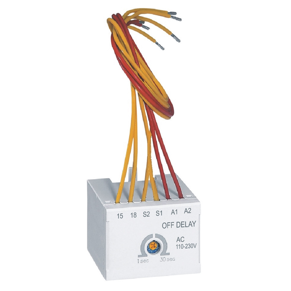 Legrand Timer vertraging bij uitschakeling 110-230vac-CTX3 22/40/65/100/150