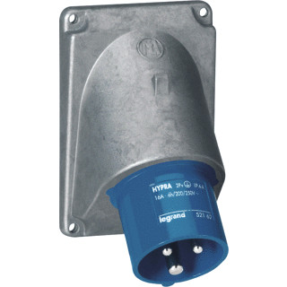 Legrand Toestelcontactdoos 230V 16a 2p+a hypra ip44-metaal