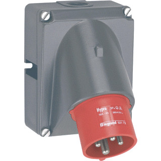 Legrand Toestelcontactdoos 400V 16a 3p+n+a hypra ip44-kunststof