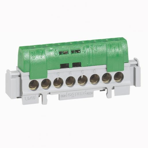 Legrand Verdelerstrook lexic ip2 groen 16 aansluitingen