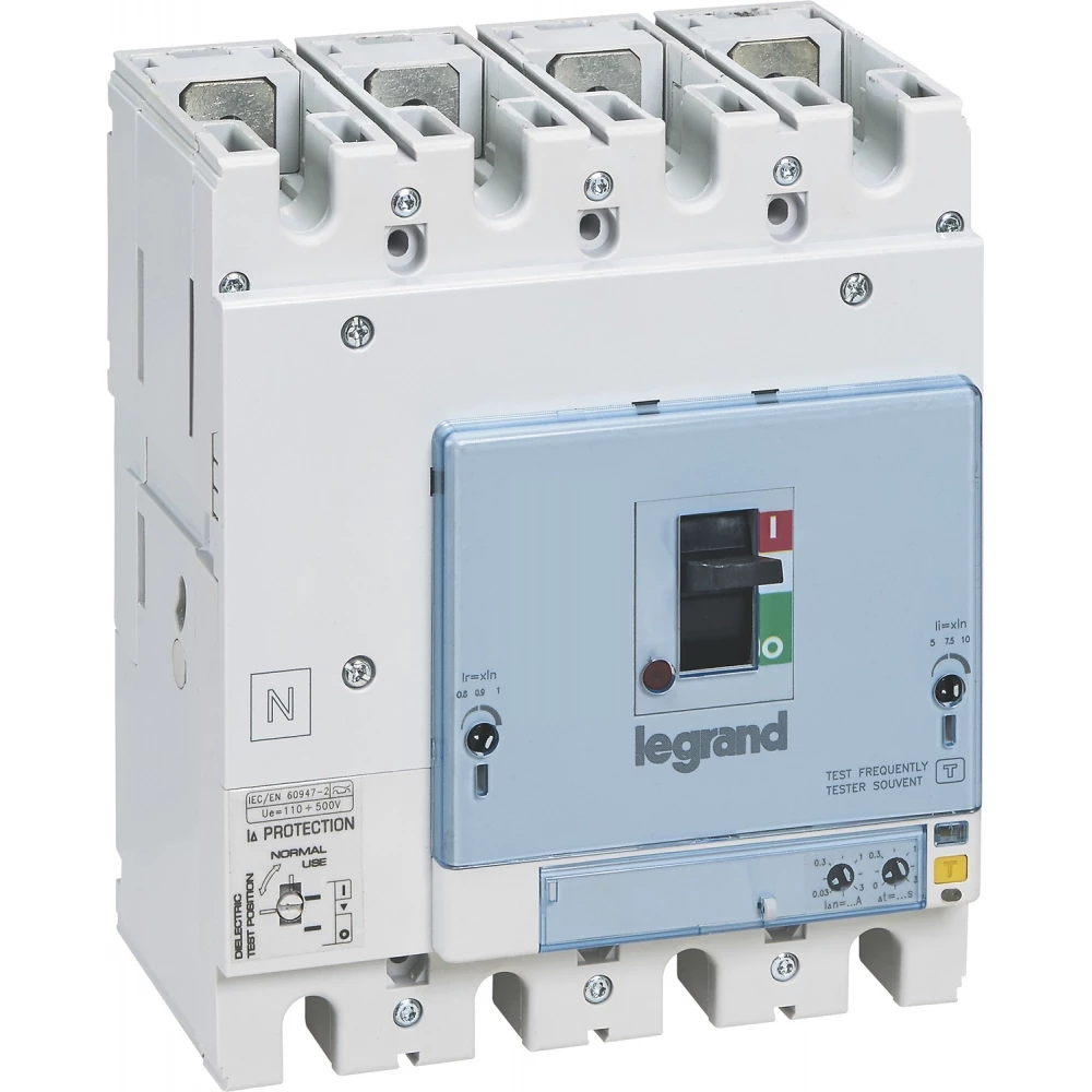 Legrand Vermogensschakelaar MCCB DPX³ HP 250 thermomagnetisch + RCD 40a 4-polen icu 36ka