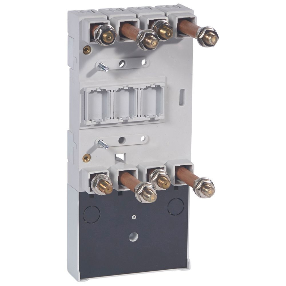 Legrand Vermogensschakelaar Montageplaat Basis DPX250 met aardlekblok plug-in achterzijde 4P