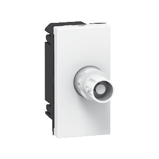 Legrand Mosaic onderdeel/centraalplaat BNC/TNC basiselement met centrale afdekplaat kunststof wit