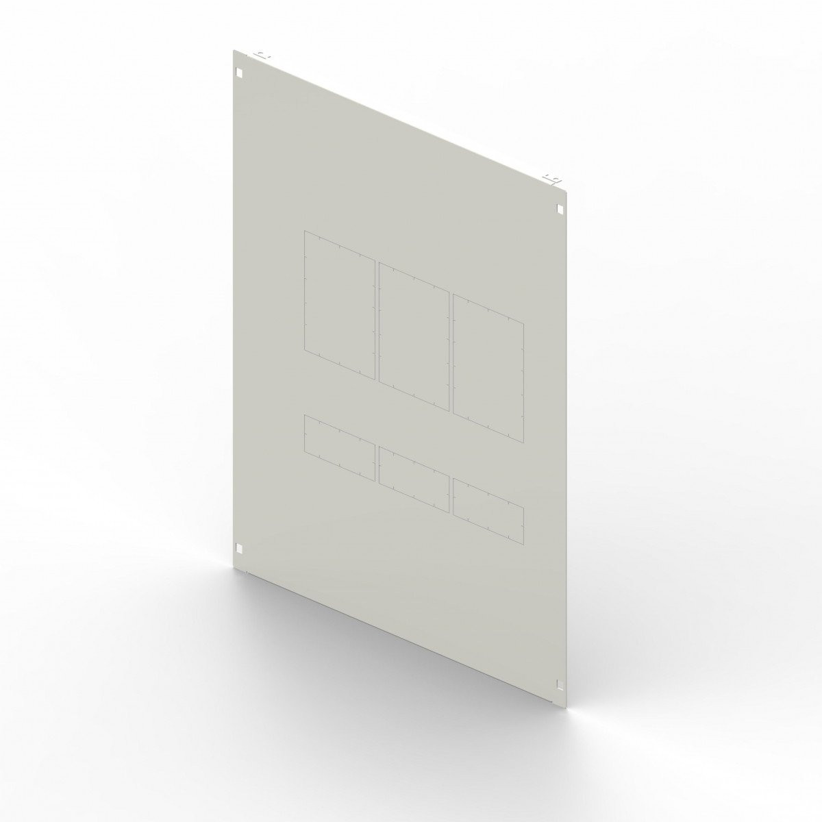 Legrand Afdekpl. DPX3 630 4P diff. 24M verticale montage