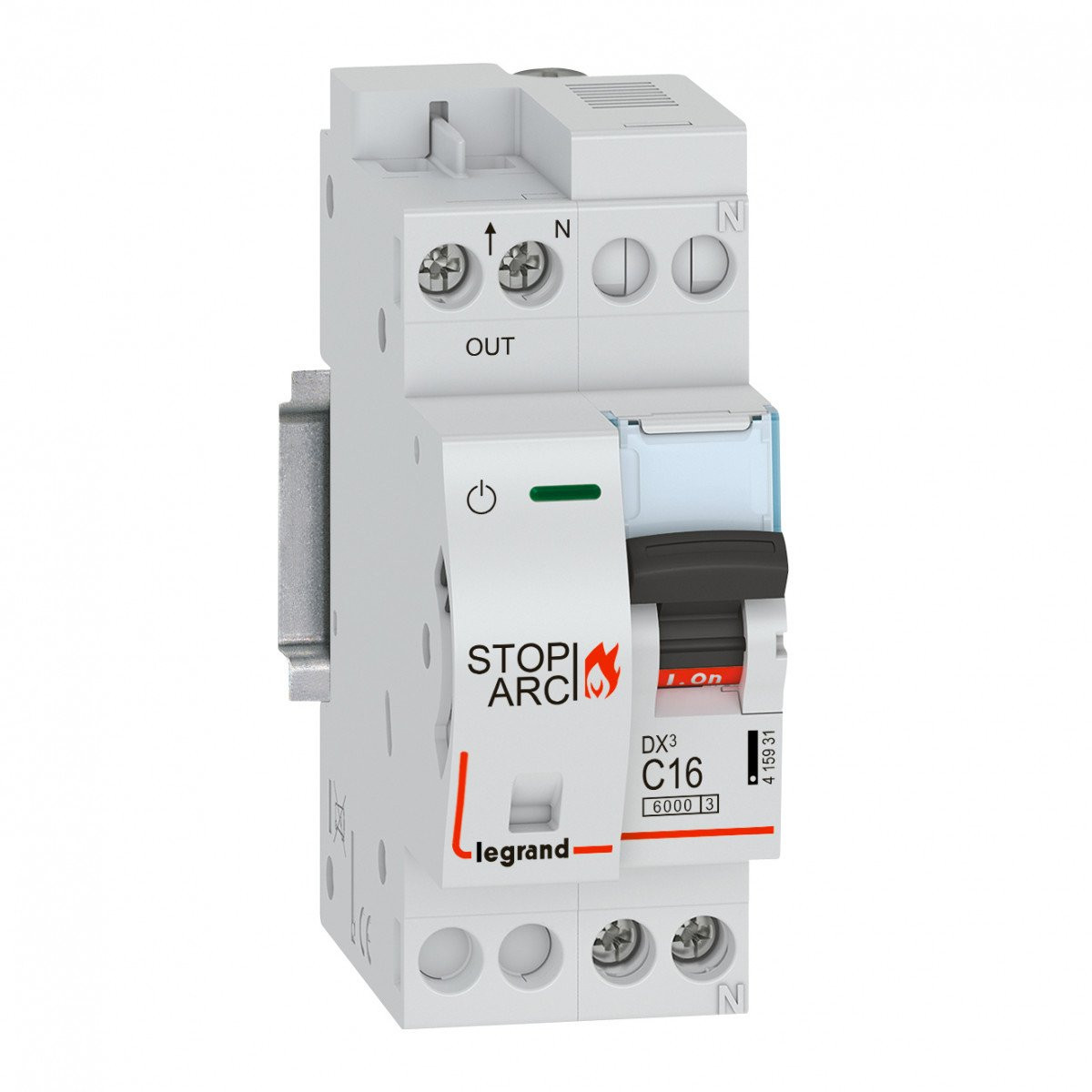 Legrand Stop arc afdd-automaat 1P+N-C16-4500/6ka-1 module