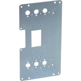 Legrand XL3 4000 montageplaat DPX3 250 omkeerschakelaar verticaal