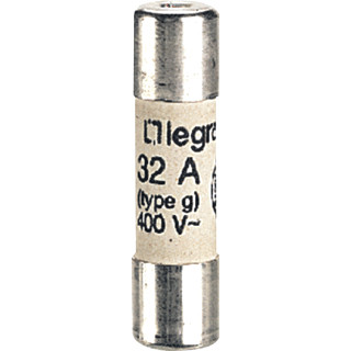 Legrand Zekering industrieel 32a 10x38mmhrc GG met verklikker