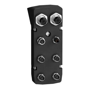 Lexium 32i - aansluitmodule - ethernet M12 - 4 I / 2 O - M8 sink - sto