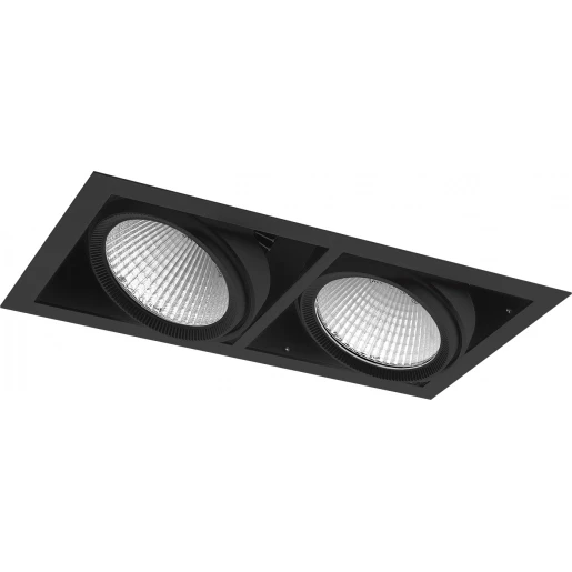 Light4u Cardan L two 2x3000lm/930 2x30w 45° black