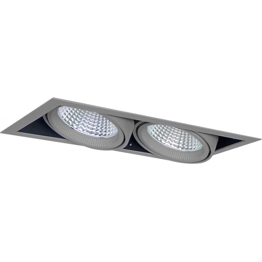 Light4u Cardan S two 2x2400lm/830 2x26w 30° grijs