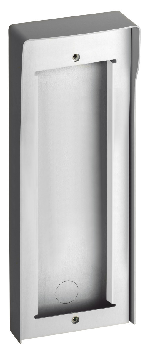 Linea 5000 - opbouwdoos met regenkap 3 module - aluminium Linea 5000 - opbouwdoos met regenkap 3 module - aluminium