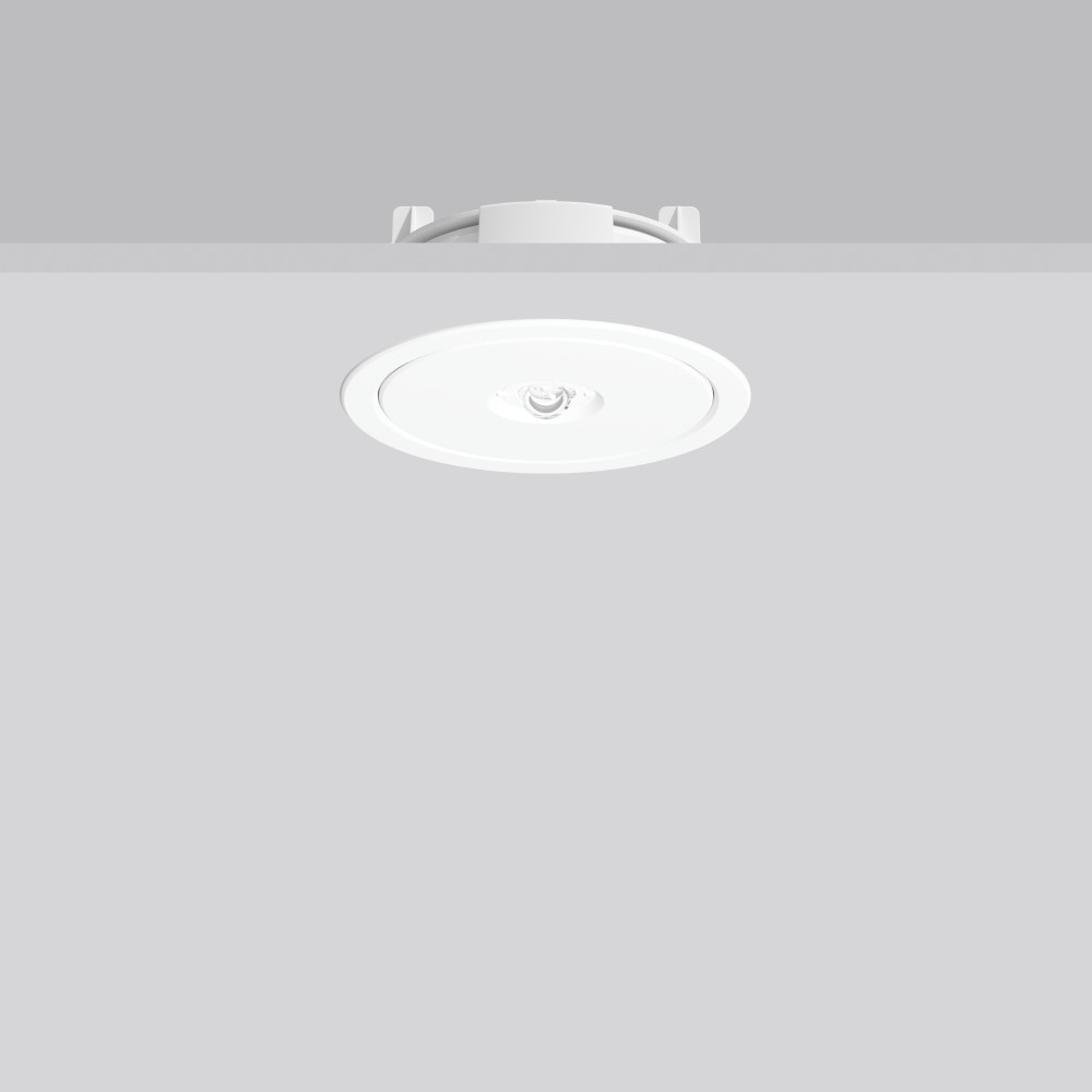Lucio 2, 3,3 W, 740, wit, on/off plafondinbouwarmaturen, plafondarmatu