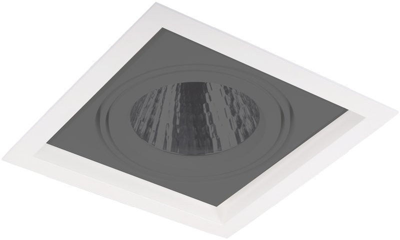 Lumiparts Asta Inbouwframe Voor kardan asta led 1-voudig wit