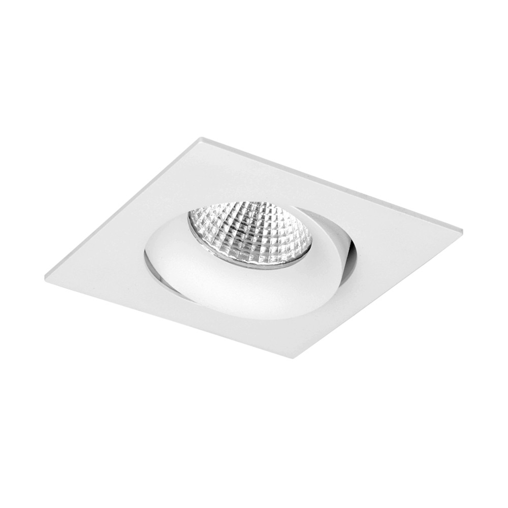 Lumiparts Etage Led Spot etage vierkant kantelbaar verdiept wit