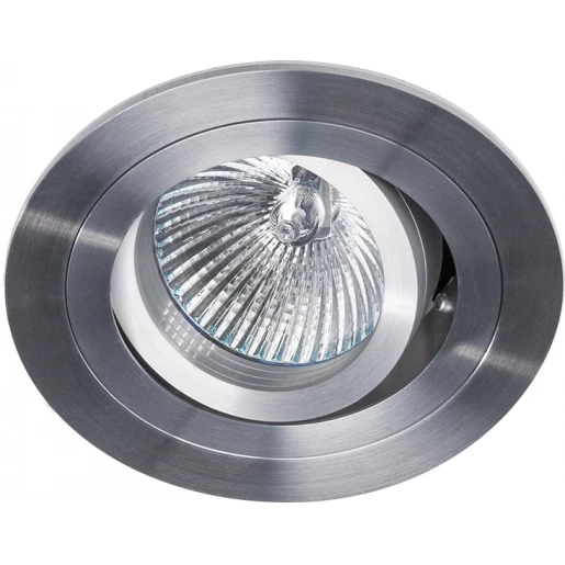 Lumiparts Smooth GX5,3 inbouwspot kardan 1XMR16 aluminium