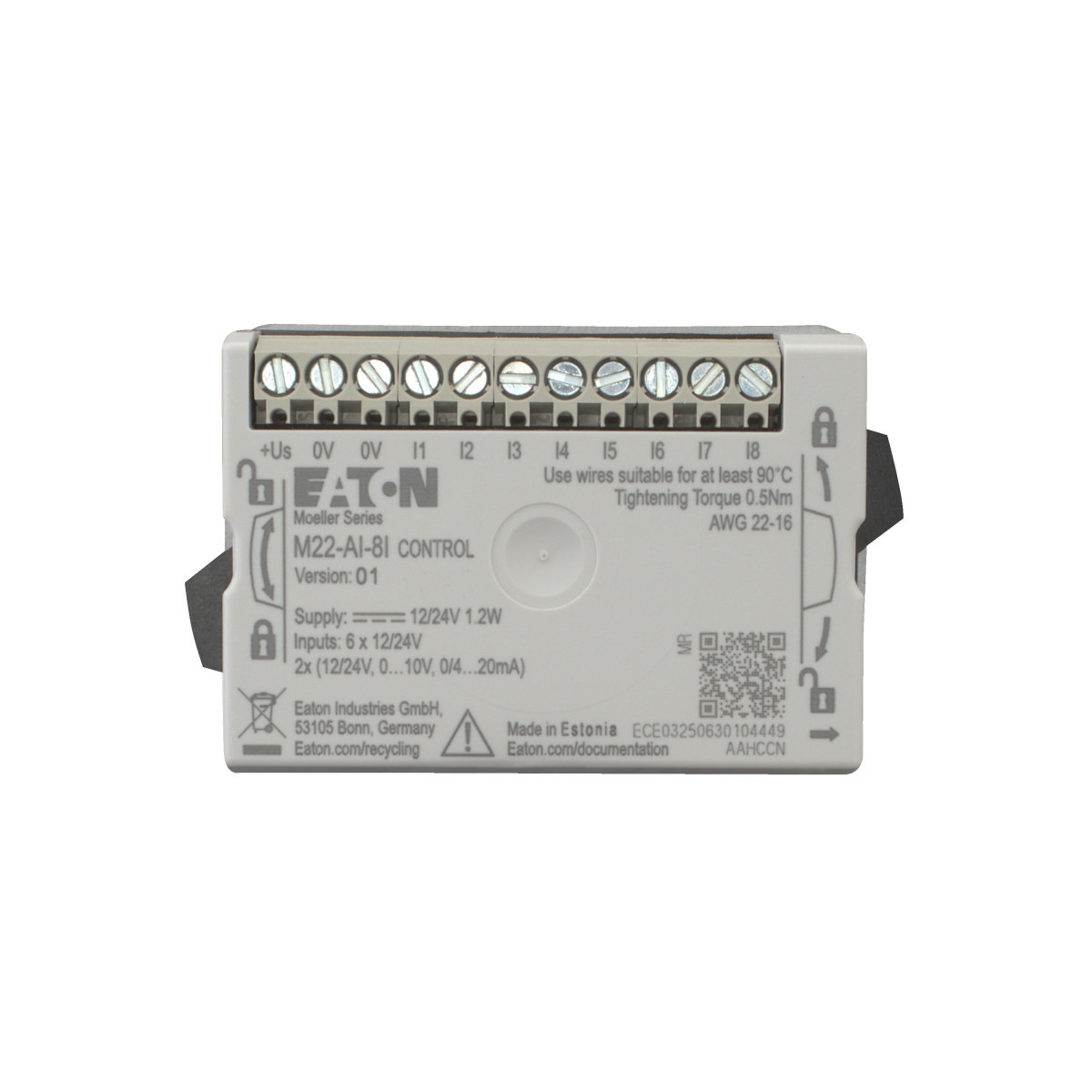 M22 Display, 2", TFT, 6 digitale ingangen + 2 configureerbare ingangen