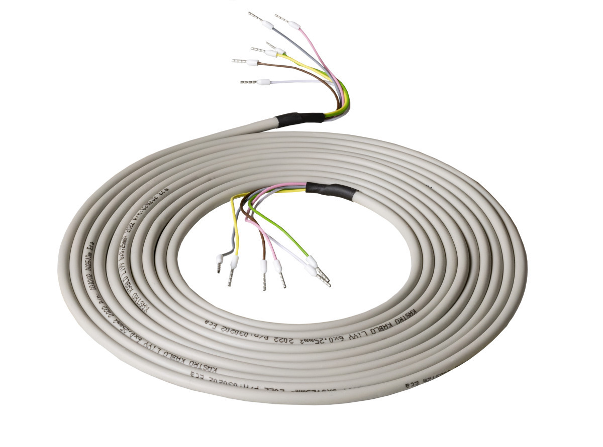 Maasland Accessoires Aansluitkabel 6x0,25MM² met lengte 5M T.B.V. elektrische sloten