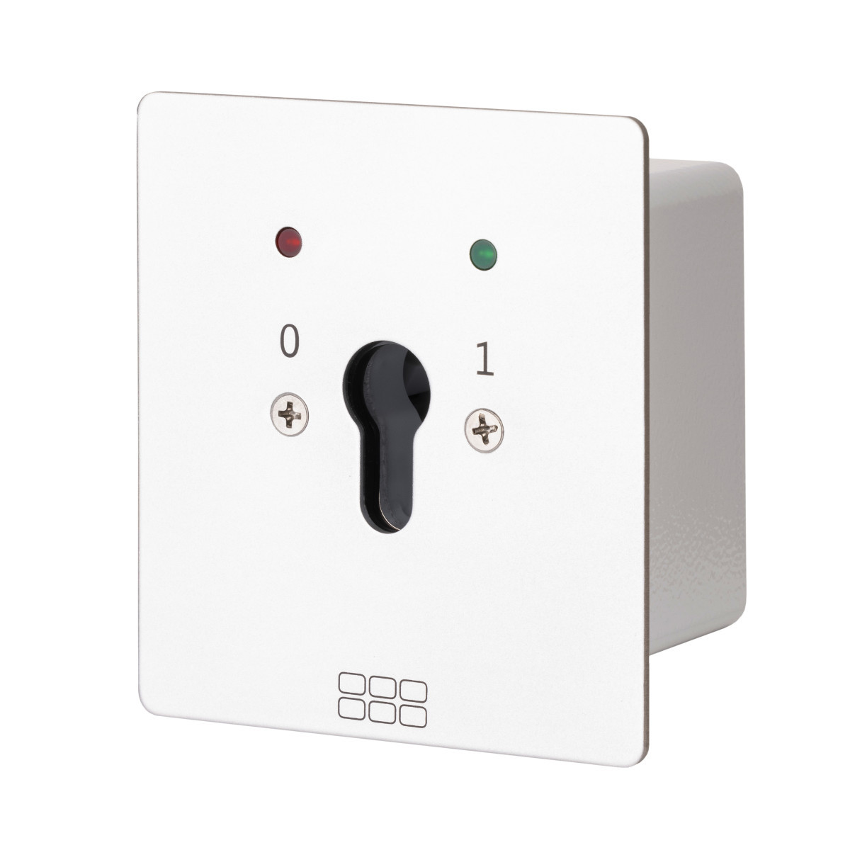 Maasland Accessoires Sleutelschakelaar Inbouw met continu-contact naar ÉÉN zijde, voorzien Maasland Accessoires Sleutelschakelaar Inbouw met continu-contact naar ÉÉN zijde, voorzien