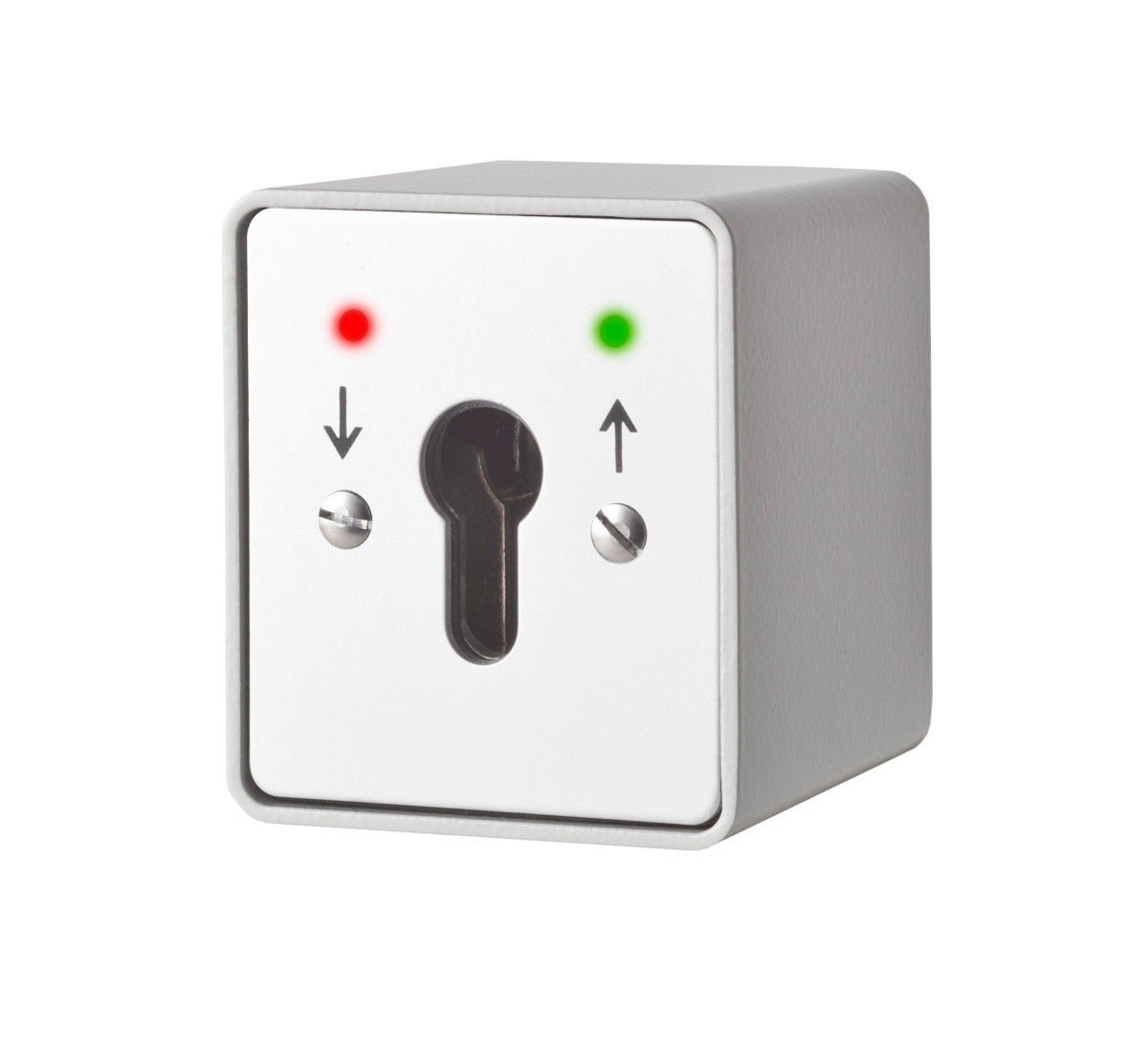 Maasland Accessoires Sleutelschakelaar Opbouw met moment-contact naar twee zijden, voorzien