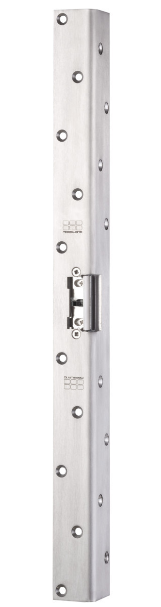 Maasland Elektrische vergrendelingen Elektrische Deuropener, hoeksluitplaat 50 CM RVS, 10-24V ac/DC, dagsch Maasland Elektrische vergrendelingen Elektrische Deuropener, hoeksluitplaat 50 CM RVS, 10-24V ac/DC, dagsch