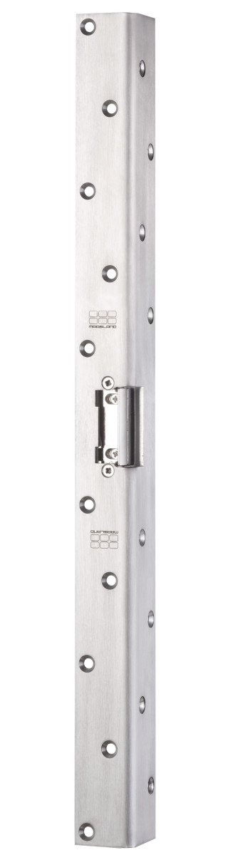 Maasland Elektrische vergrendelingen Elektrische Deuropener, hoeksluitplaat 50 CM RVS, 6-12V ac/DC