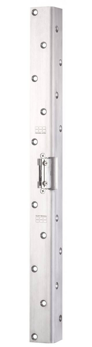 Maasland Elektrische vergrendelingen Elektrische Deuropener, hoeksluitplaat 50 CM RVS, 6-12V ac/DC Maasland Elektrische vergrendelingen Elektrische Deuropener, hoeksluitplaat 50 CM RVS, 6-12V ac/DC