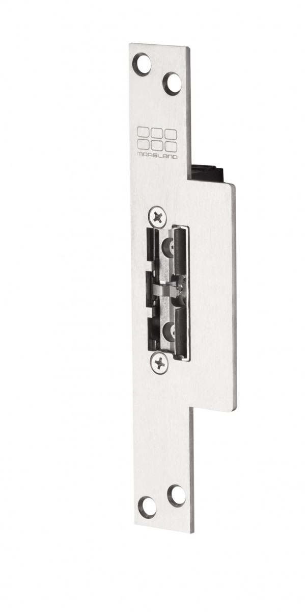 Maasland Elektrische vergrendelingen Elektrische Deuropener, korte lipsluitplaat, 12-28V DC, dagschootsigna