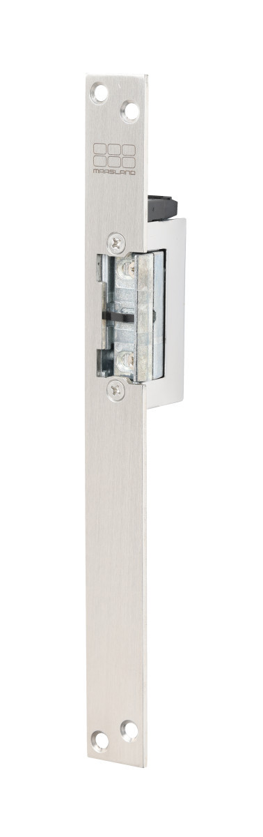 Maasland Elektrische vergrendelingen Elektrische Deuropener, lange blinde sluitplaat, 10-24V ac/DC, dagscho