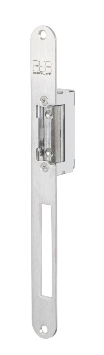 Maasland Elektrische vergrendelingen Elektrische Deuropener, lange sluitplaat met afgeronde hoeken, 10-24V Maasland Elektrische vergrendelingen Elektrische Deuropener, lange sluitplaat met afgeronde hoeken, 10-24V