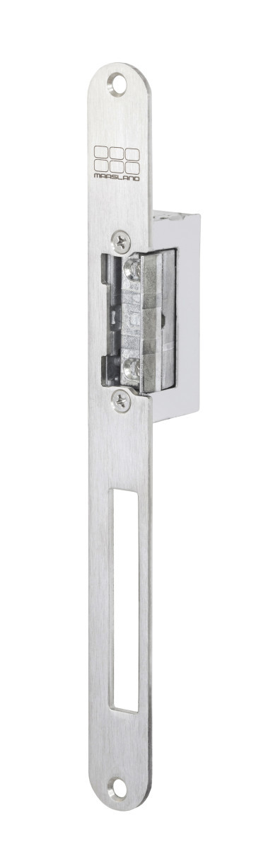 Maasland Elektrische vergrendelingen Elektrische Deuropener, lange sluitplaat met afgeronde hoeken, 12-28V