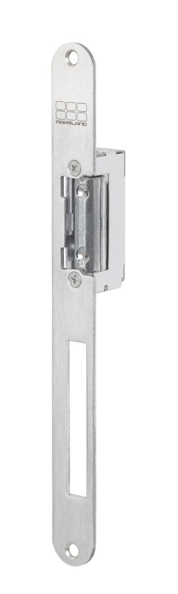 Maasland Elektrische vergrendelingen Elektrische Deuropener, lange sluitplaat met afgeronde hoeken, 6-12V A